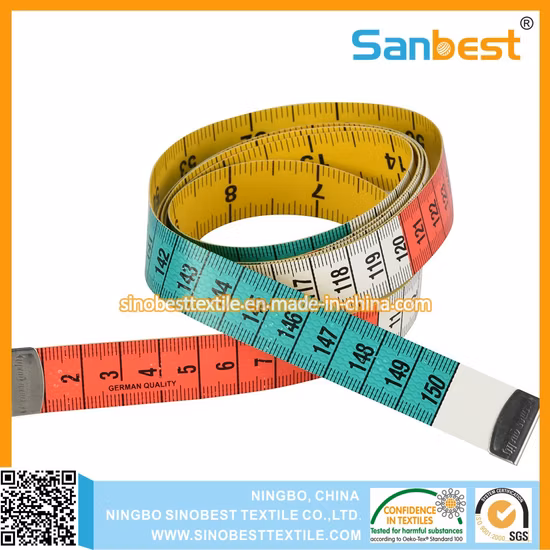 Quality Sewing Tailor Measuring Ruler Tape with Snap Button