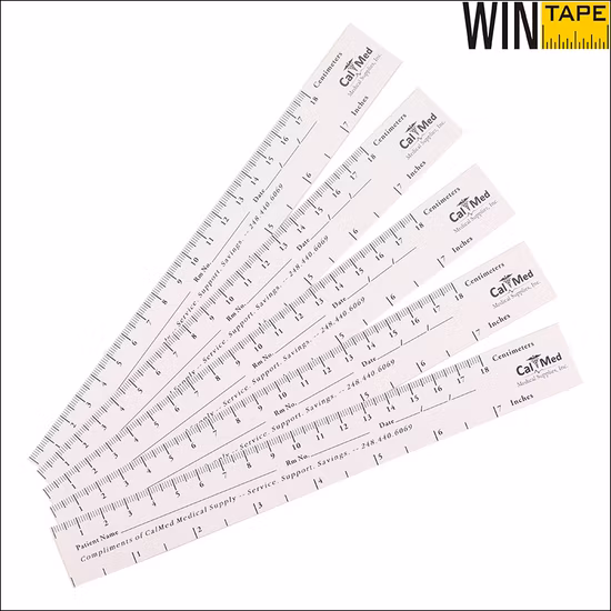 Hot Selling Paper Product Medical Disposable Printable Wound Measuring Tape