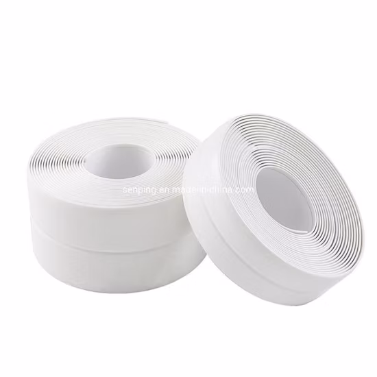 Kitchen Mildewproof Tape PE Butyl Caulk Strip Waterproof Sealing Tape for Bath PVC Acrylic Kitchen Sealing Adhesive Tape Mouldproof Tape