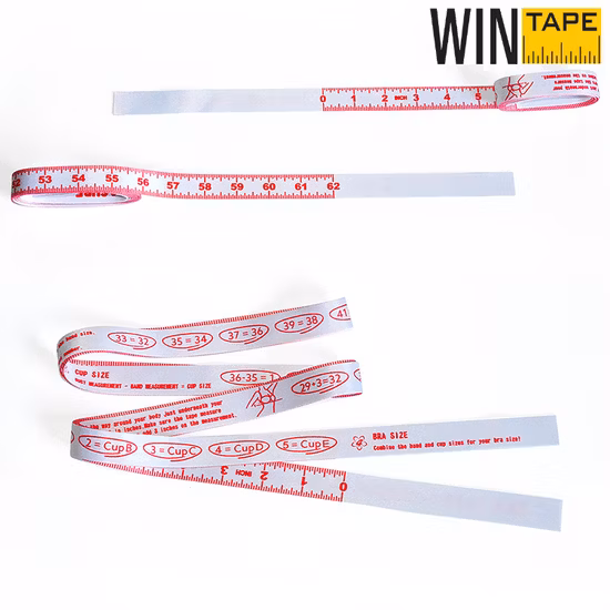 New Bra Sizing Tape Measure in Inch